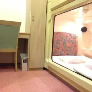 Hotel cápsula Capsule&spa Grand Sauna Shinsaibashi, Osaka